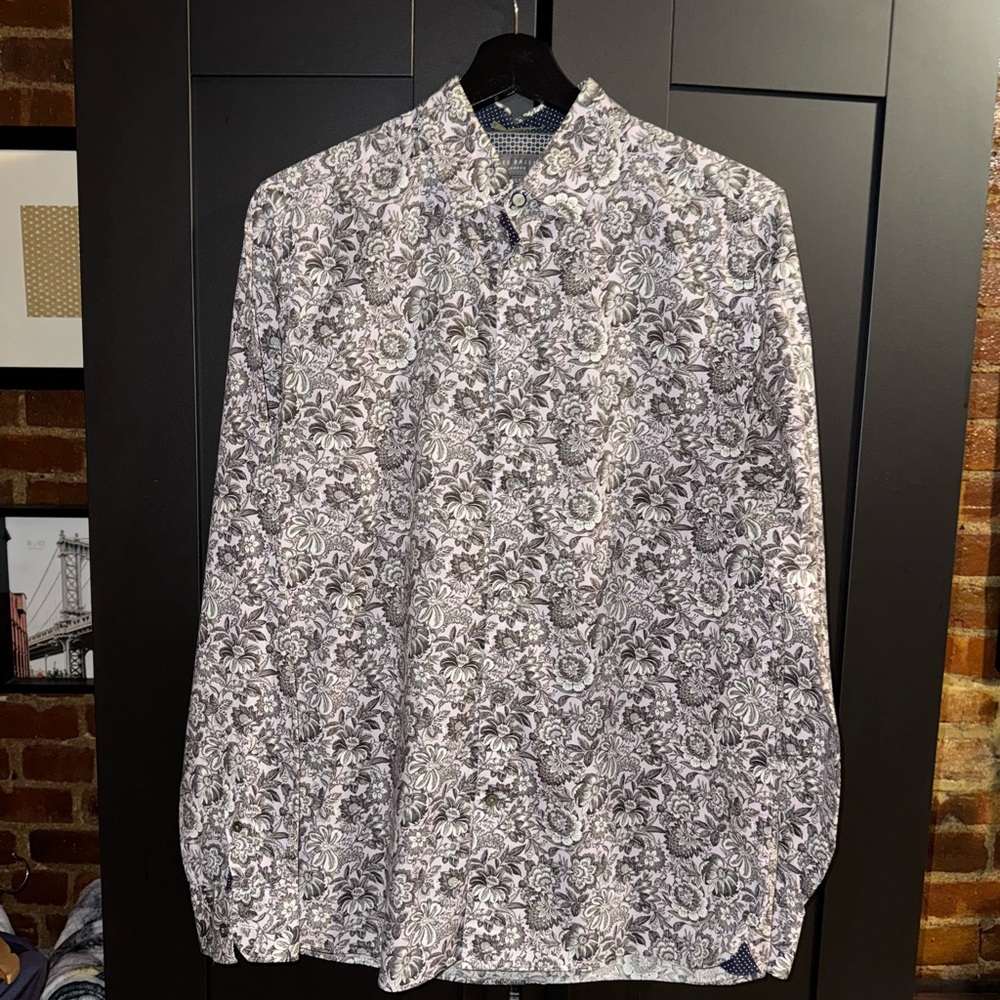 Ted Baker London Floral Button-Up Shirt